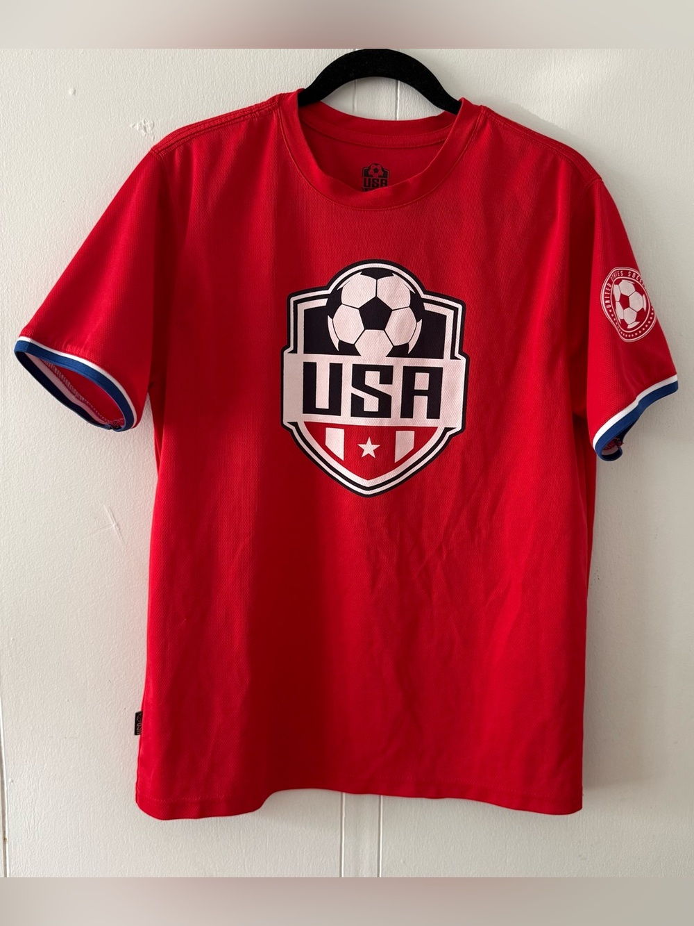 National Team USA Men’s Soccer Jersey Red Medium